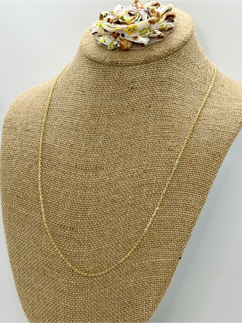 14K Yellow Gold Diamond Cut Rope Chain Necklace 22” Solid Gold 4.628g